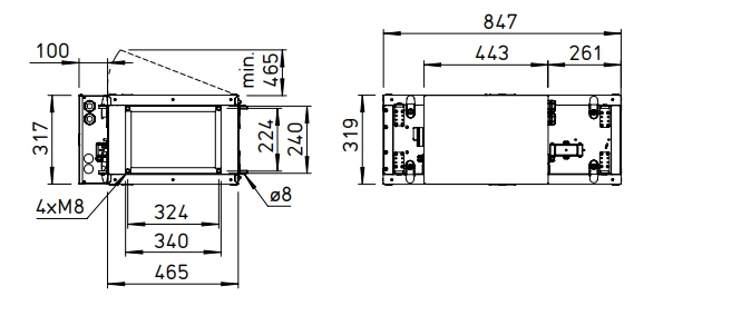 Helios Außenluftbox ALB EC 30/20 EH