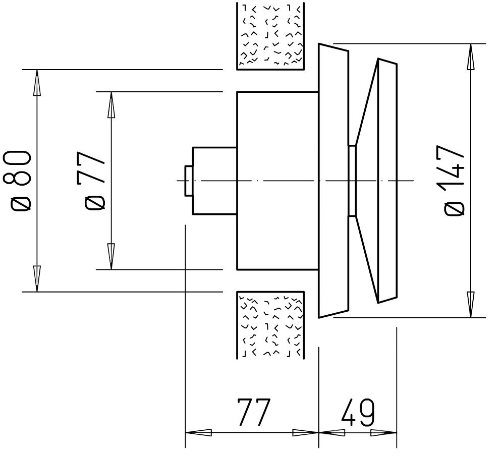 Helios ZTV 80, Zuluft-Thermostatventil HE/ZTV/80