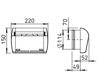 Helios Innenblende ZLA 125 IB 22
