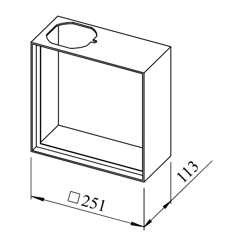 Helios Aufputz-Adapter ELS-APASA