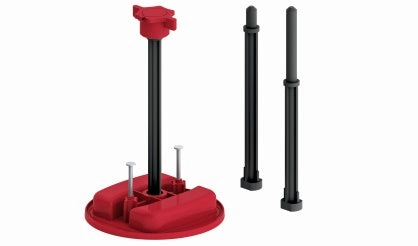 Zehnder Montageset TVA-P DN 125, für Betonmontage