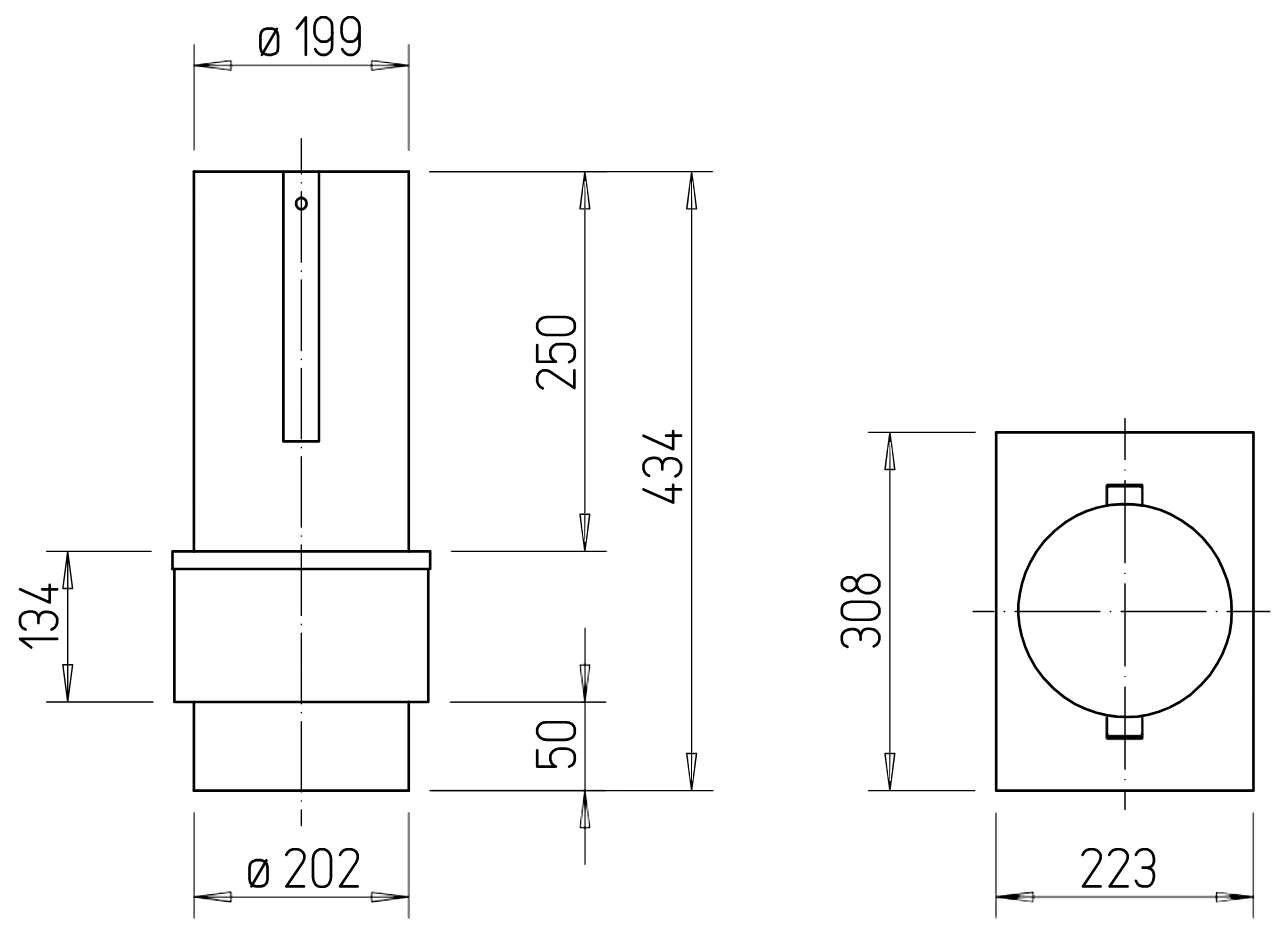 Helios ELS-D 200, Brandschutz-Deckenschott HE/ELS-D/200