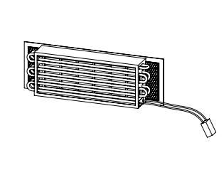 Helios Elektro-Vorheizung KWL-EVH 360 / 470W