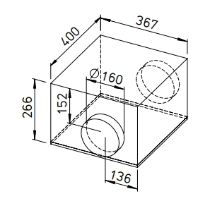 Helios Rohrventilator SB EC 160 A SILENTBOX