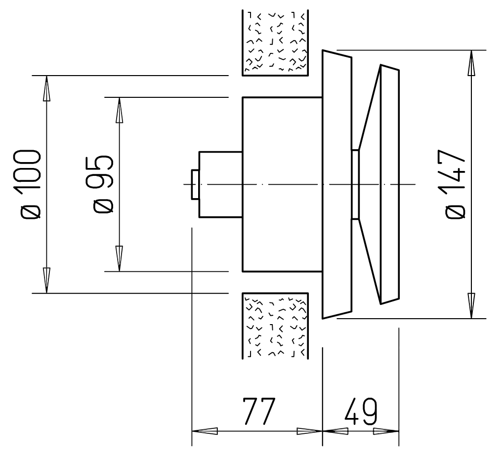 Helios ZTV 100, Zuluft-Thermostatventil HE/ZTV/100