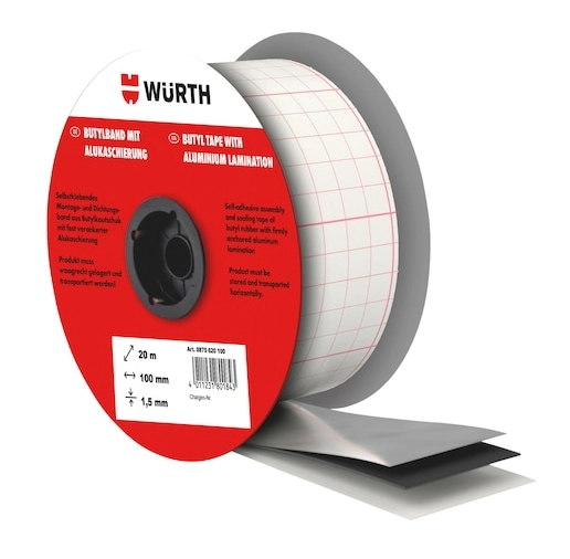 Würth Dichtungsband Butyl Lüftung 50MMX20M