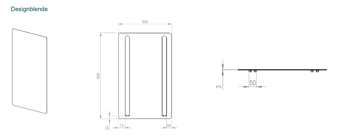 Zehnder Designabdeckung ComfoAir Fit 100