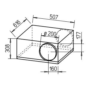 Helios Rohrventilator SB 200 D SILENTBOX