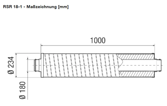 Maico Rohrschalldämpfer RSR 18-1