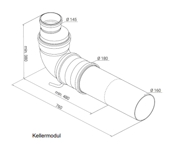Zehnder Kellermodul für ComfoSpot Twin