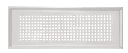 Zehnder Design-Gitter CLF, Roma, Edelstahl, 350 x 130 mm