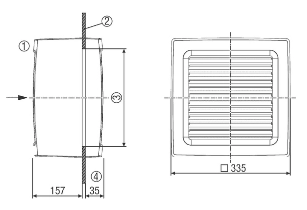 Maico Fensterventilator EVN 22 MA/EVN/22