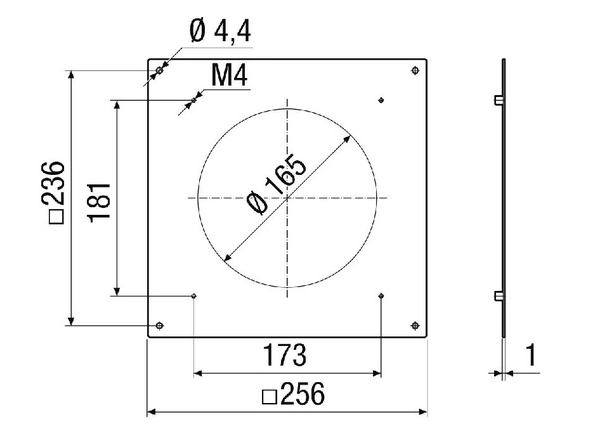 Maico Befestigungsblech PPB 30 ARE BB