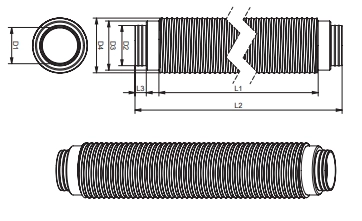 Zehnder ComfoPipe Compact Flexelement