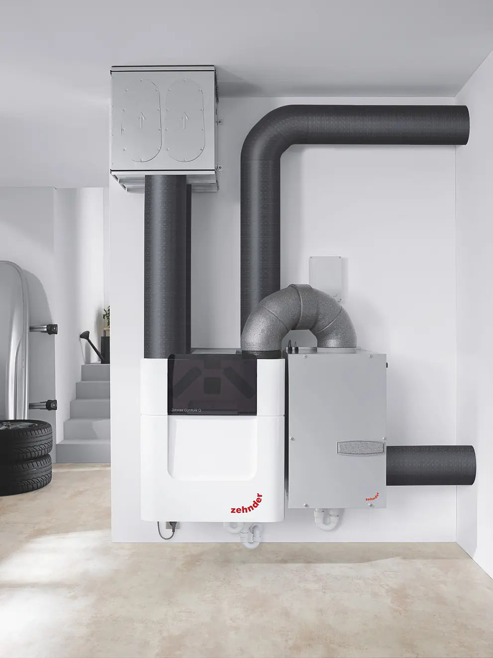 Zehnder Endplatte CW-P 625 - DN 160 inklusive Klemmleisten