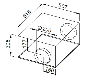 Helios Rohrventilator SB EC 200 A SILENTBOX