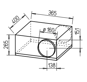 Helios Rohrventilator SB 160 B SILENTBOX