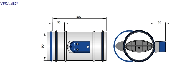Trox Volumenstromregler VFC/100/E01