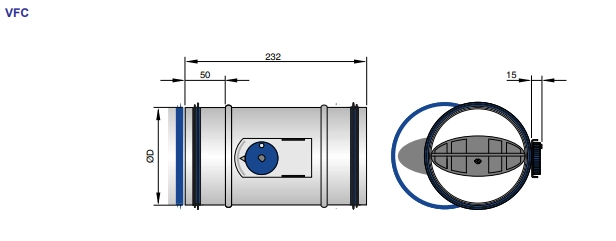 Trox Volumenstromregler VFC/160