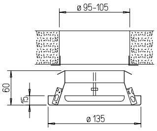Helios Metall-Tellerventil MTVA 100 für Abluft