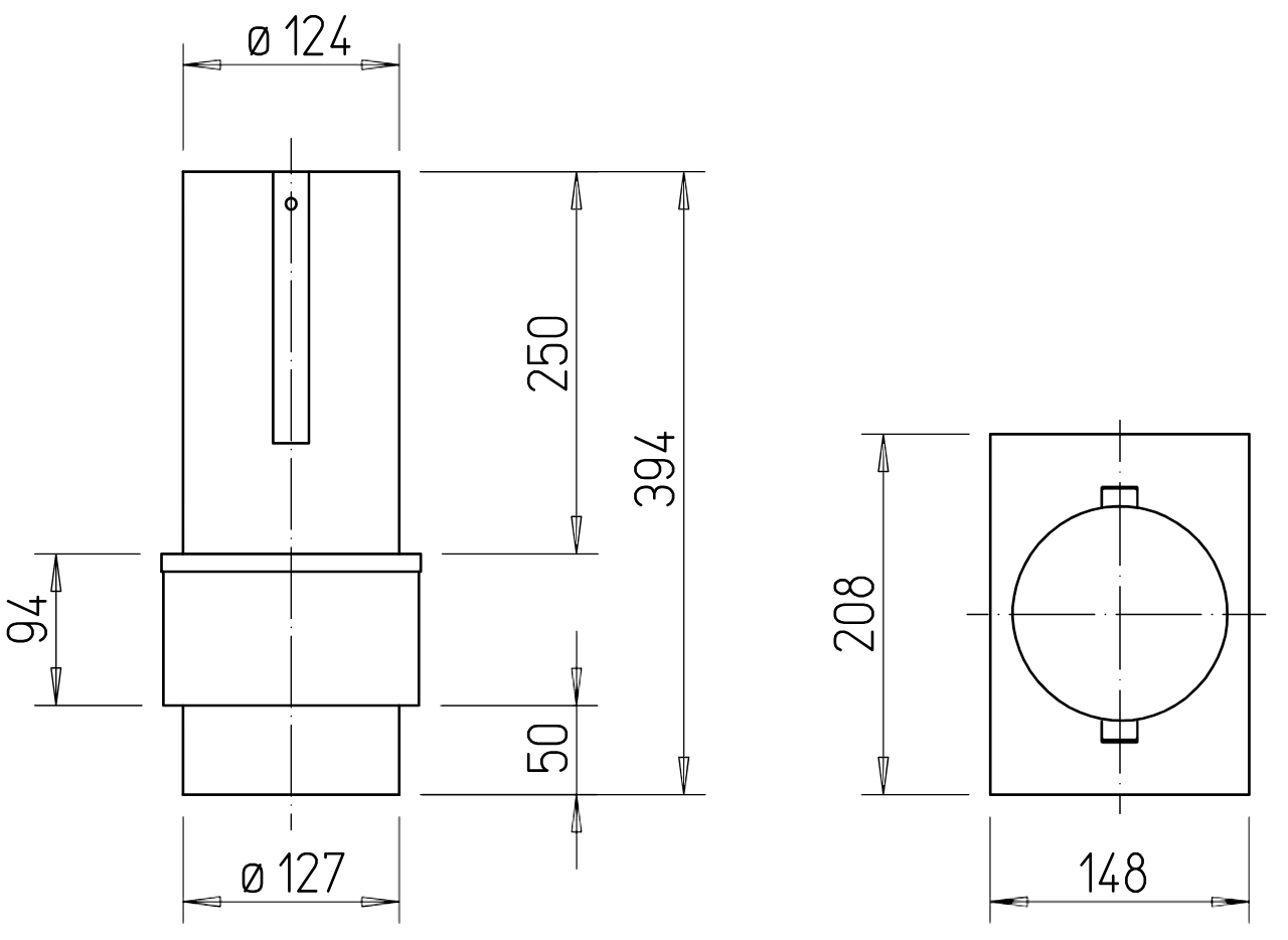 Helios ELS-D 125, Brandschutz-Deckenschott HE/ELS-D/125
