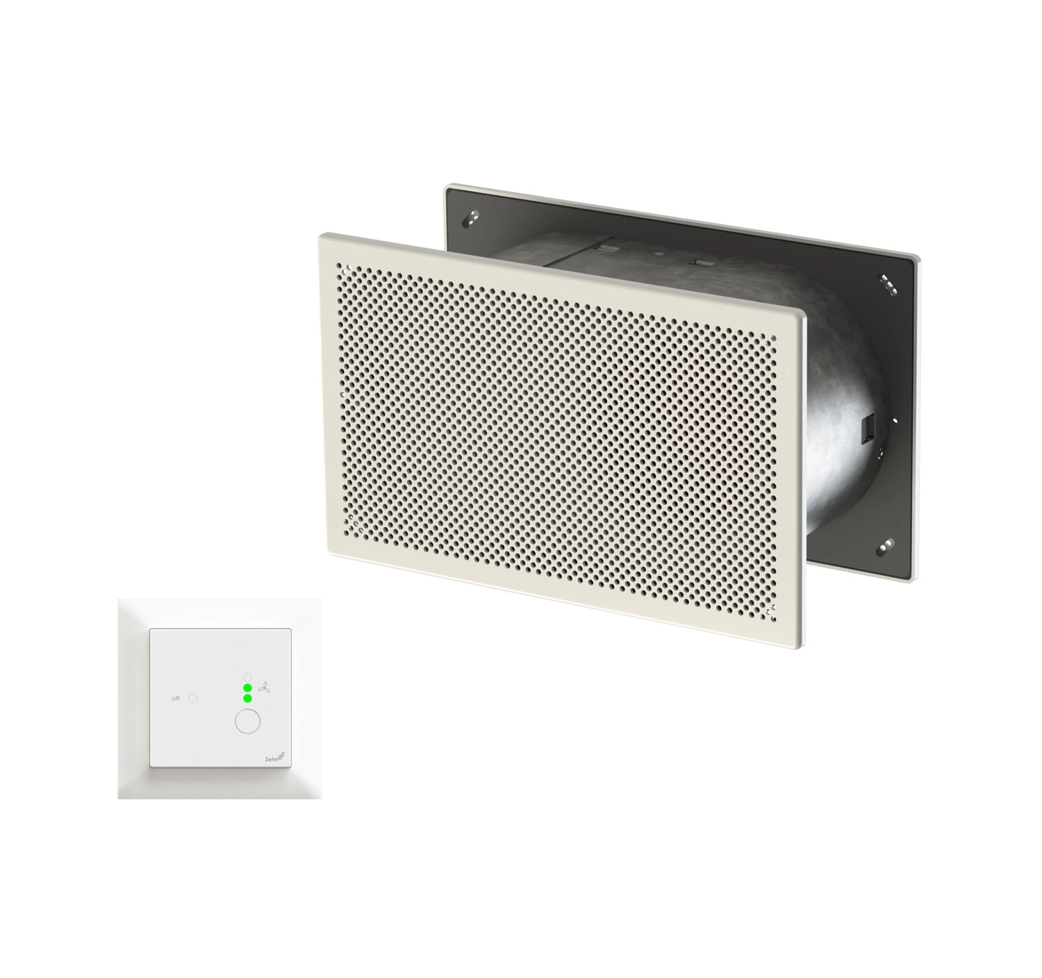 Zehnder Schalldämpfender aktiver Überströmer ComfoDuct Activo S60