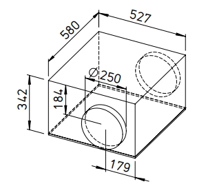Helios Rohrventilator SB EC 250 SILENTBOX