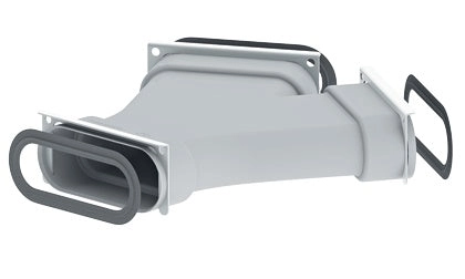 Zehnder Y-Stück ComfoFit flat 51, für ComfoTube flat 51, mit RapidLock-Verbinder