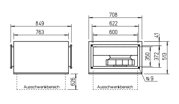 Helios Kanalventilator SILENT, SKRW 355/4/60/35