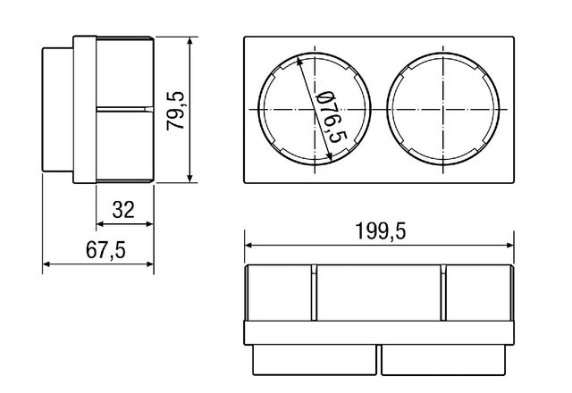 Maico Einschubadapter MF-WE75