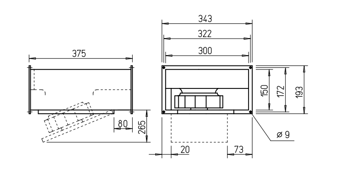 Helios Kanalventilator KRW 180/2/30/15