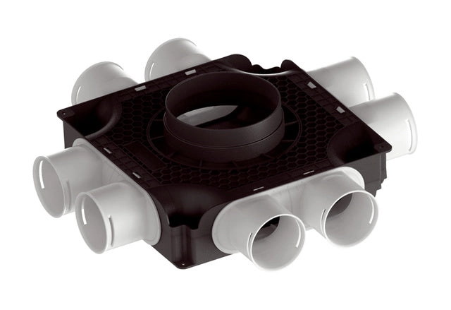 Maico kompakter Luftverteiler aus Kunststoff, 8-fach MA-FV8-75