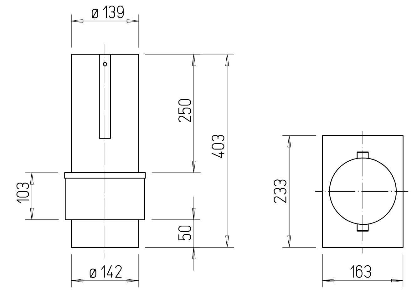 Helios ELS-D 140, Brandschutz-Deckenschott HE/ELS-D/140